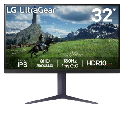 Монитор LG 31.5"32GS85Q-B 2xHDMI (32GS85Q-B)