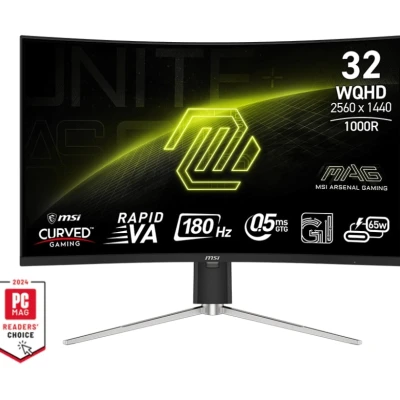 Монітор MSI 31.5" MAG 325CQRF-QD-E2 2xHDMI (9S6-3DC14H-093)