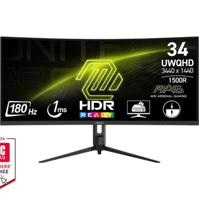 Монітор MSI 34" MAG 342CQR-E2 2xHDMI (9S6-3DB64H-083)