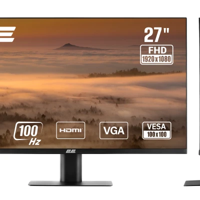 Монітор 2E 27" A2725B D-Sub (2E-A2725B-01.EU)