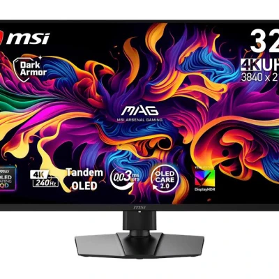 Монітор MSI 31.5" MAG 321UP QD-OLED-X24 2xHDMI (9S6-3DD29A-076)
